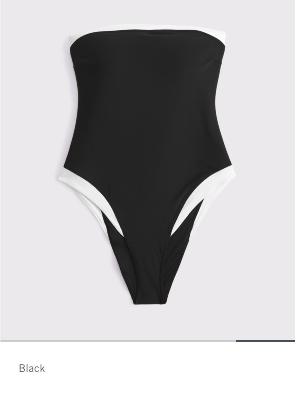 NWT Abercrombie & Fitch Curve Love Marina One Piece Swimsuit